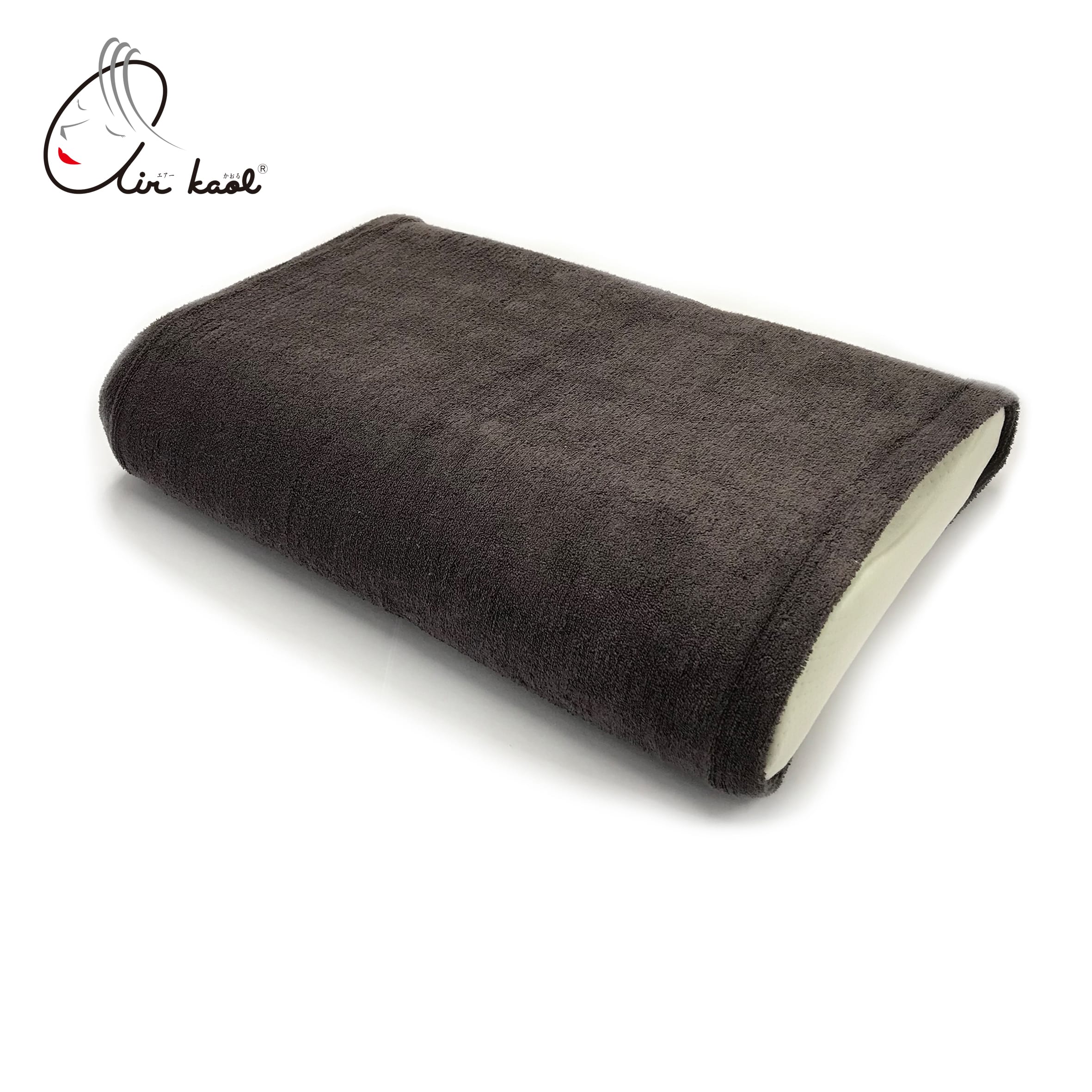 《エアーかおる》消臭枕カバー　チャコール