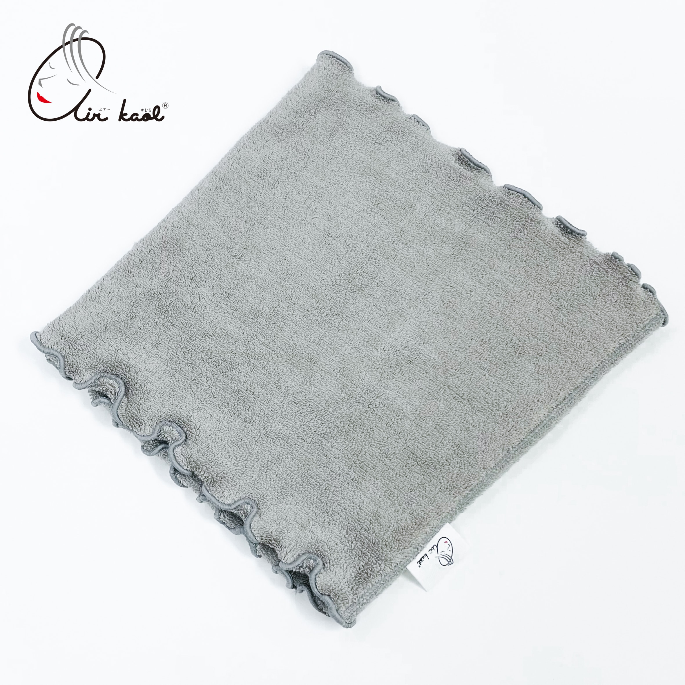 《エアーかおる》プチターバン　グレー