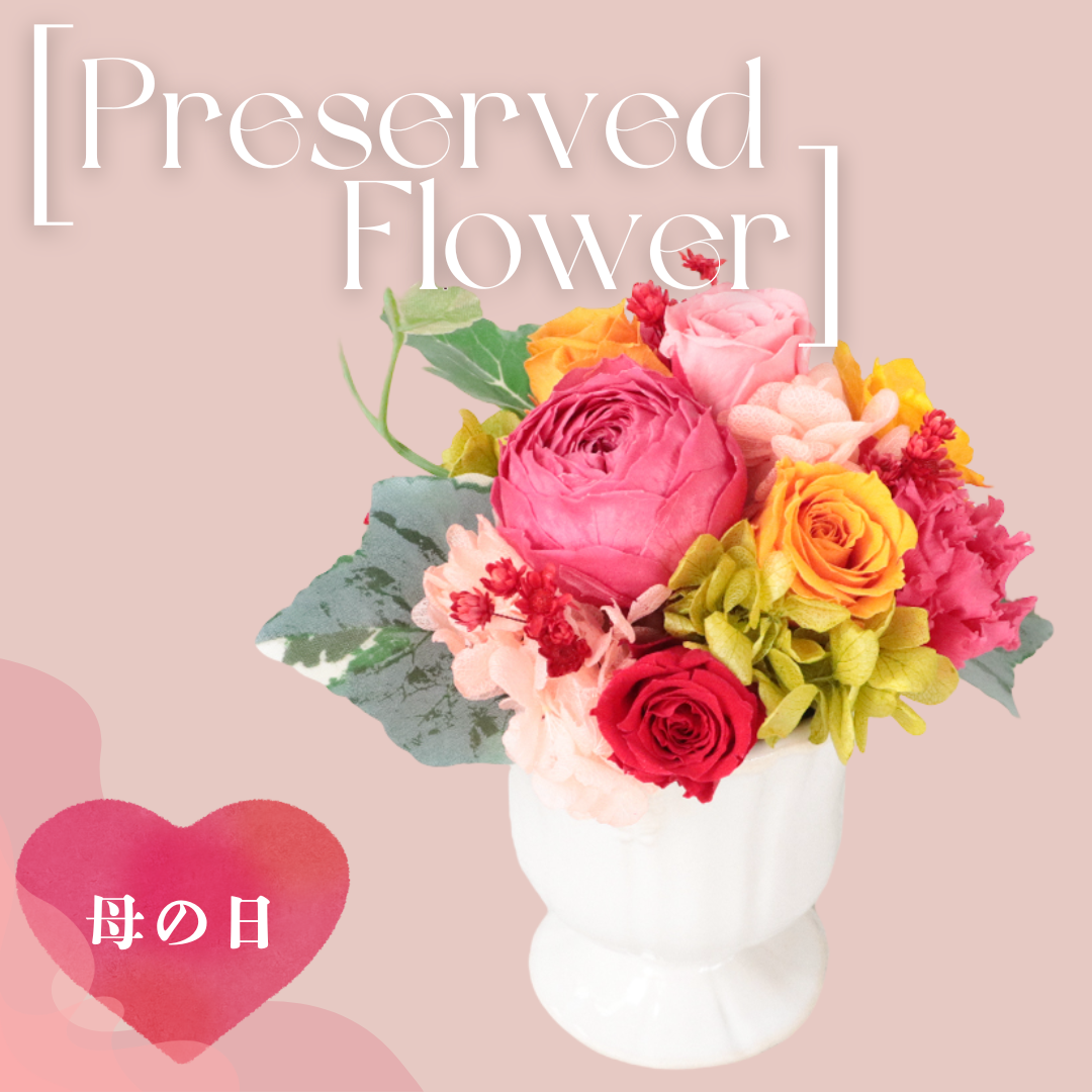 銀座花門【母の日】Preserved Flower「Colore」ご注文締切：5月6日 ☆母の日カード付き