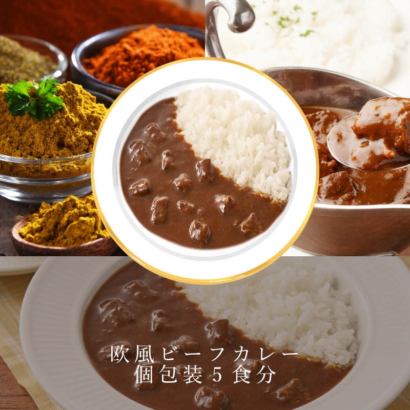 欧風ビーフカレー 個包装5食分