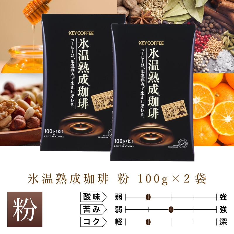 氷温熟成珈琲 粉 100g × 2袋