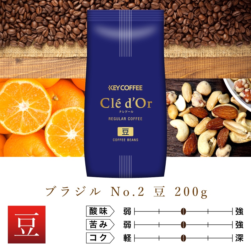 ブラジル No.2 豆 200g