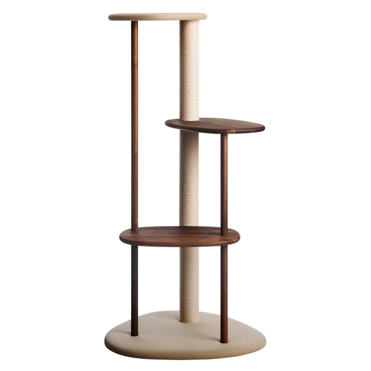 Beige & walnut natural