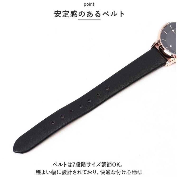 腕時計 レディース 革ベルト 通販 ベルトウォッチ 腕 時計 ウォッチ かわいい おしゃれ シンプル インナーリングウォッチ 女性 女の子 中学生 高校生 20代 30代