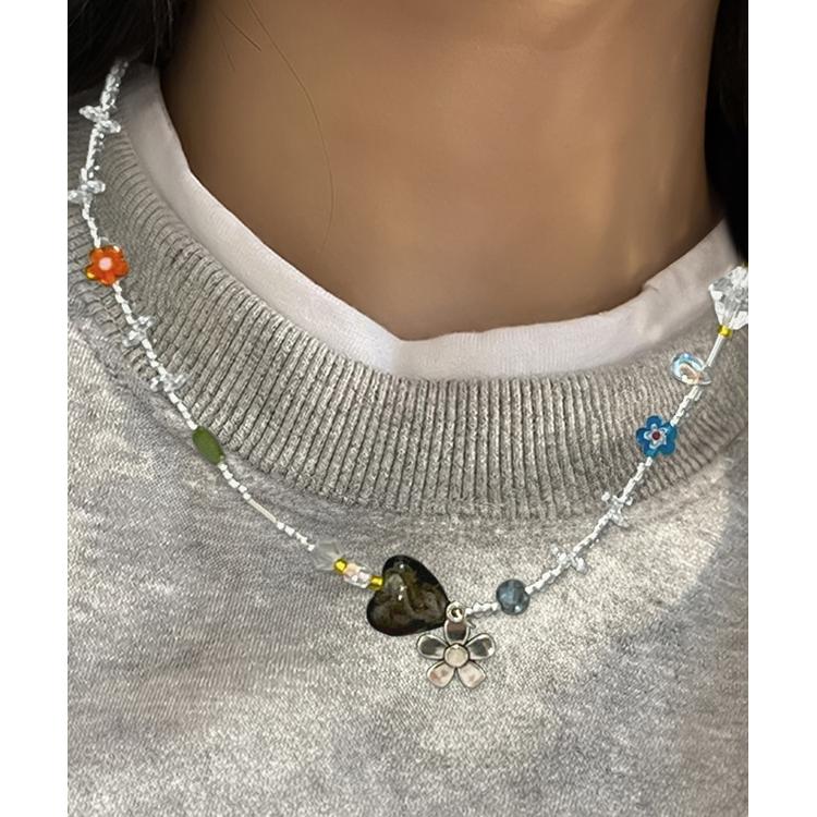 ネックレス ビーズ レディース 通販 ダイヤモンドハーツ nec