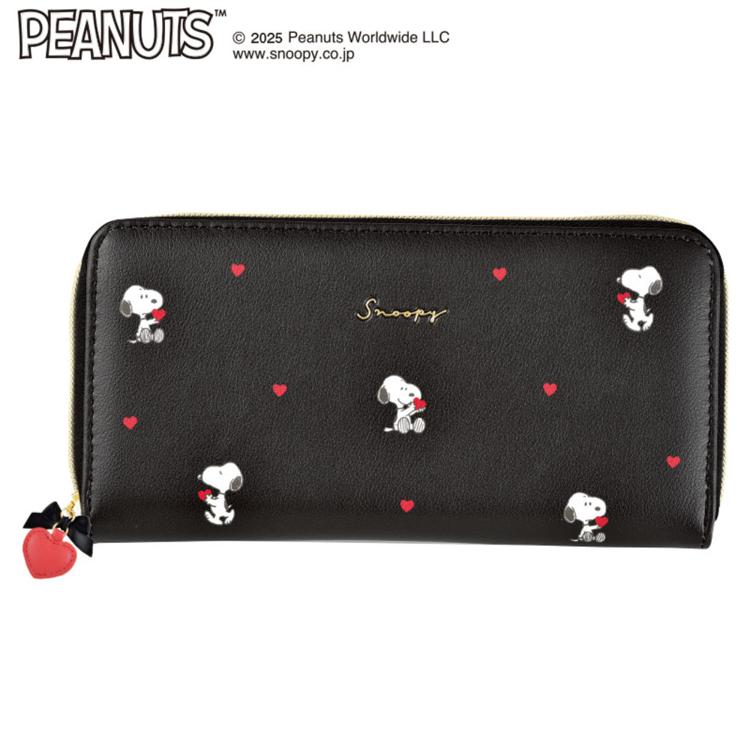 スヌーピーハートブラック
