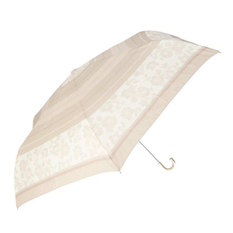 14910.フラワーボーダーベージュ