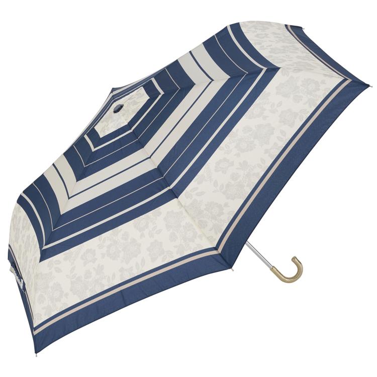 14910.フラワーボーダーネイビー