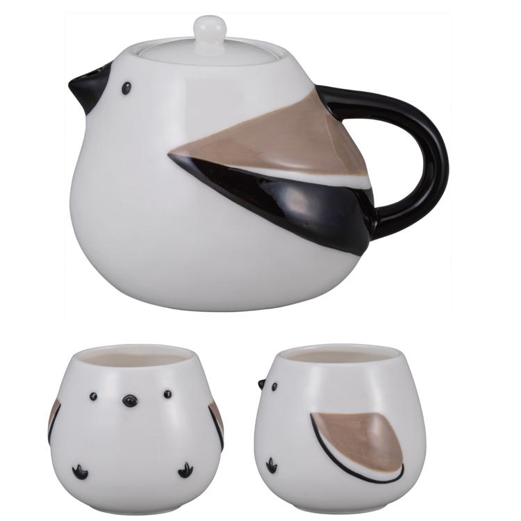 シマエナガ親子