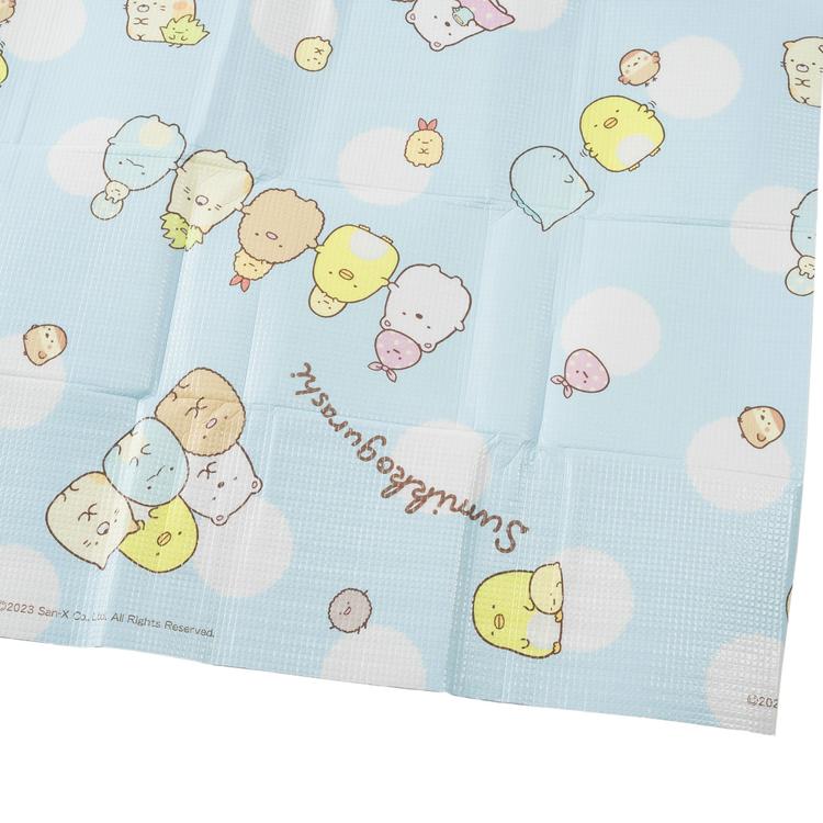 すみっこぐらし・水色ドット