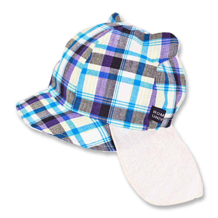 ベアチェックブルー