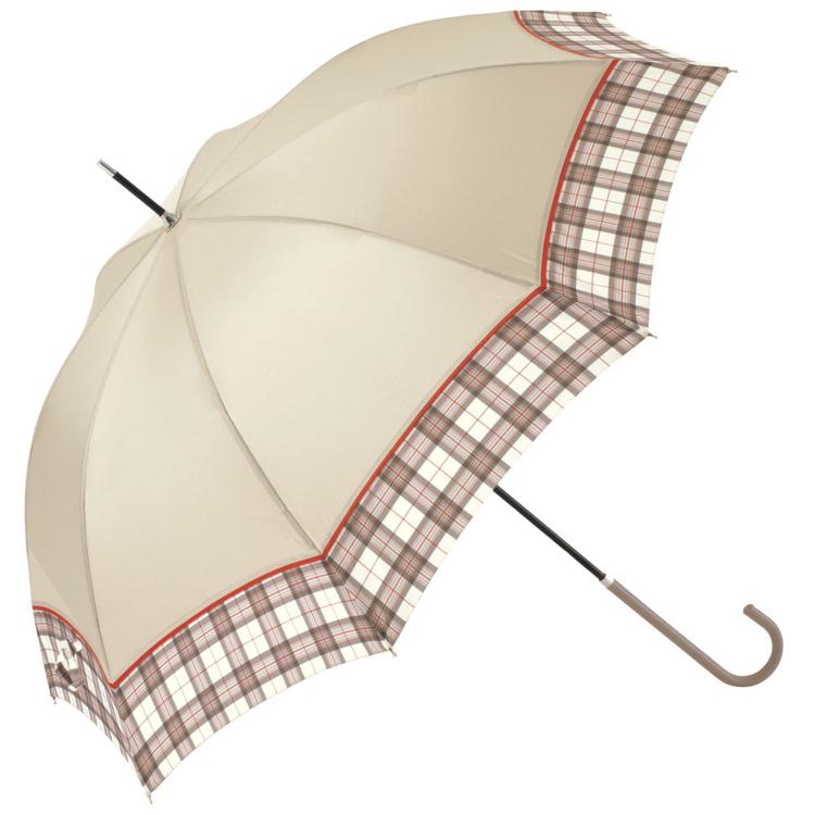 プレーンチェックグレージュ