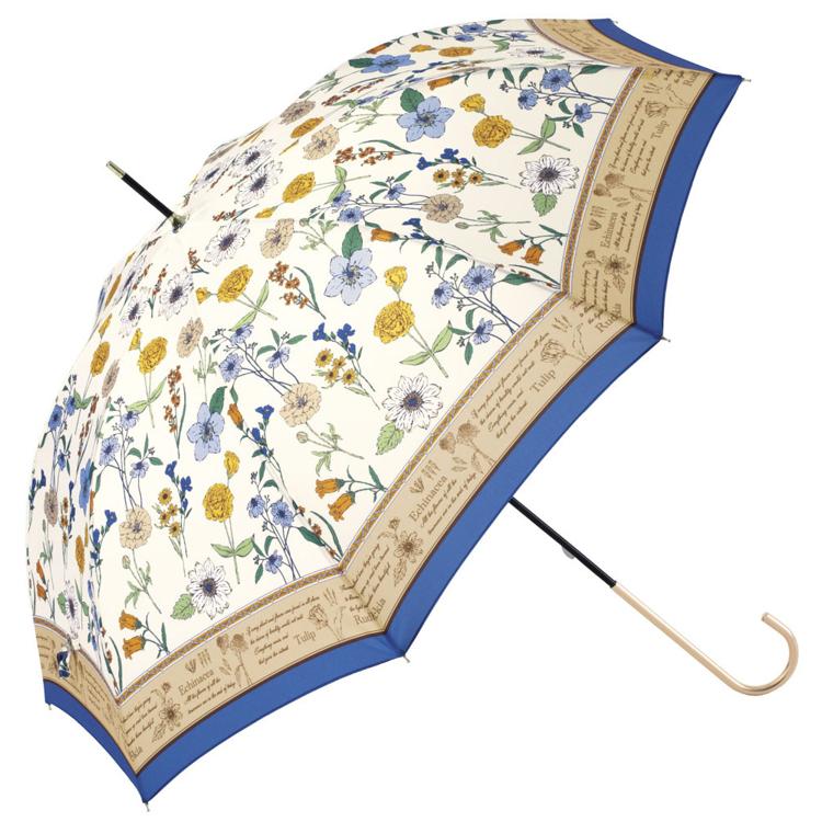 スカーフプリントブルー