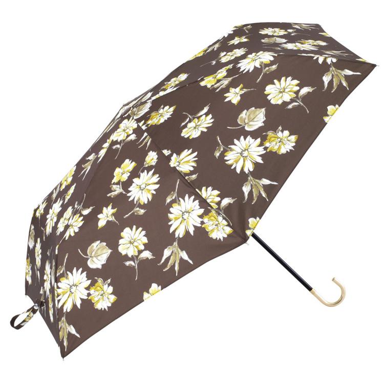 ドローイングフラワーブラウン