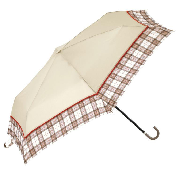 プレーンチェックグレージュ