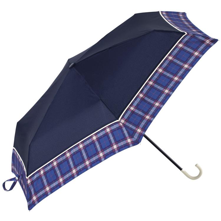 プレーンチェックネイビー