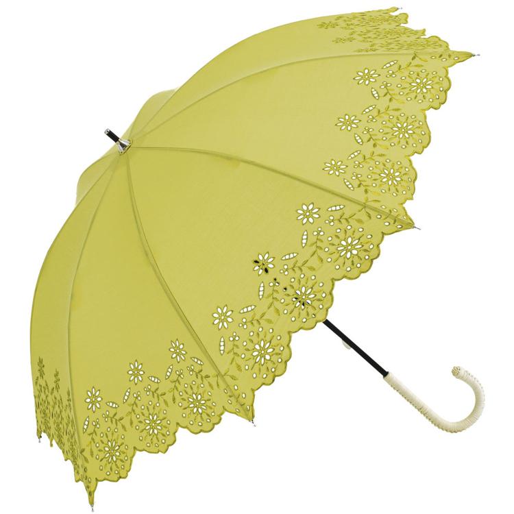 カットワークレース/グリーン