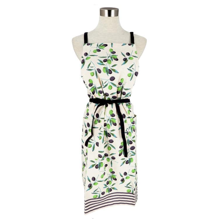 オリーブボーダー/ナチュラル