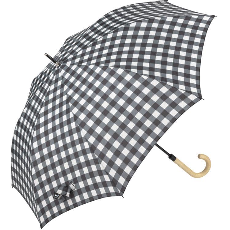 ギンガム/ブラック