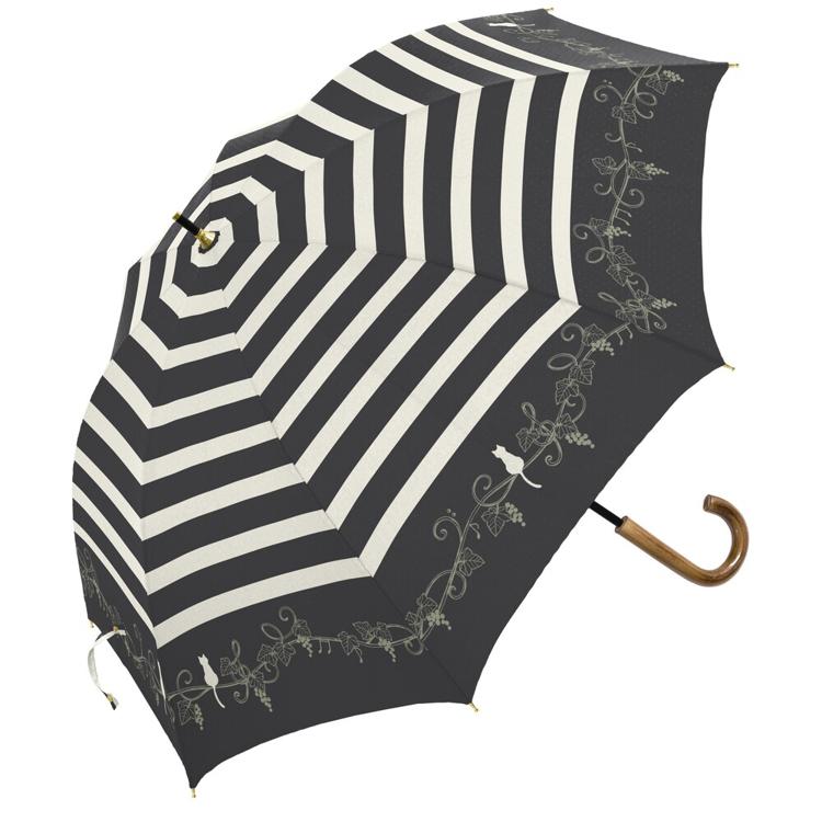 ボーダーと猫と音符/ブラック