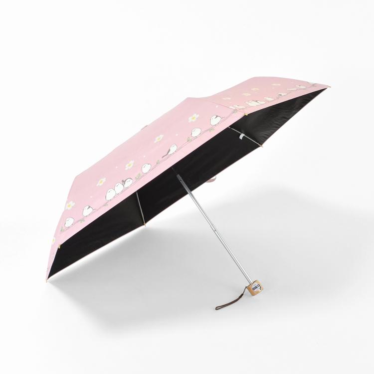 お花とシマエナガ/ピンク