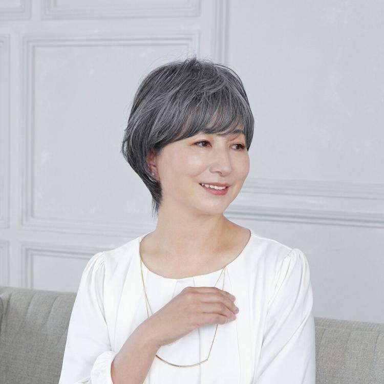 ダークグレイヘア