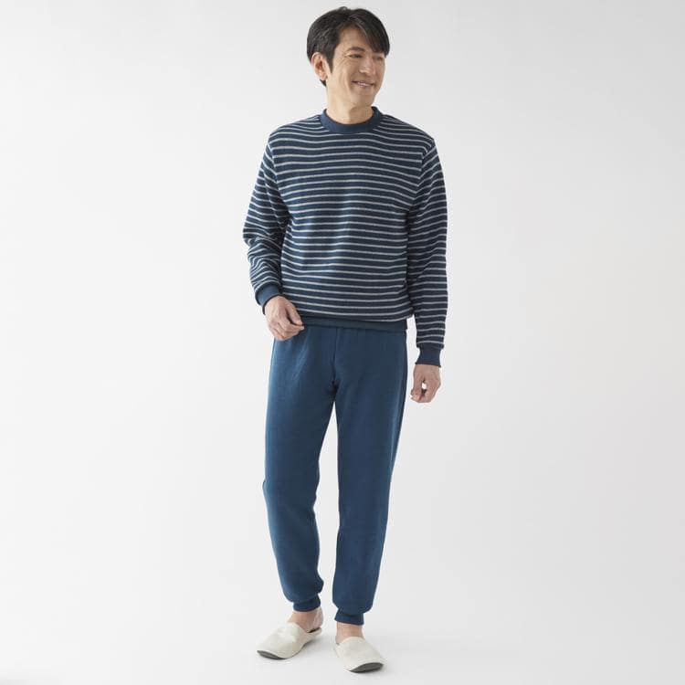 ネイビーX杢グレー