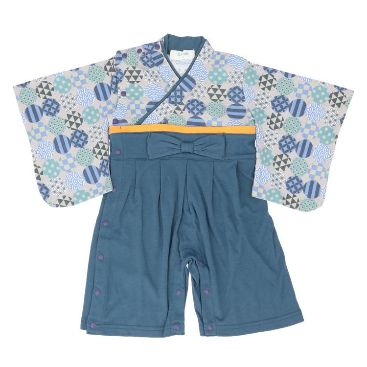 丸和柄/ネイビー