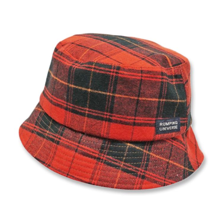 チェック/レッド