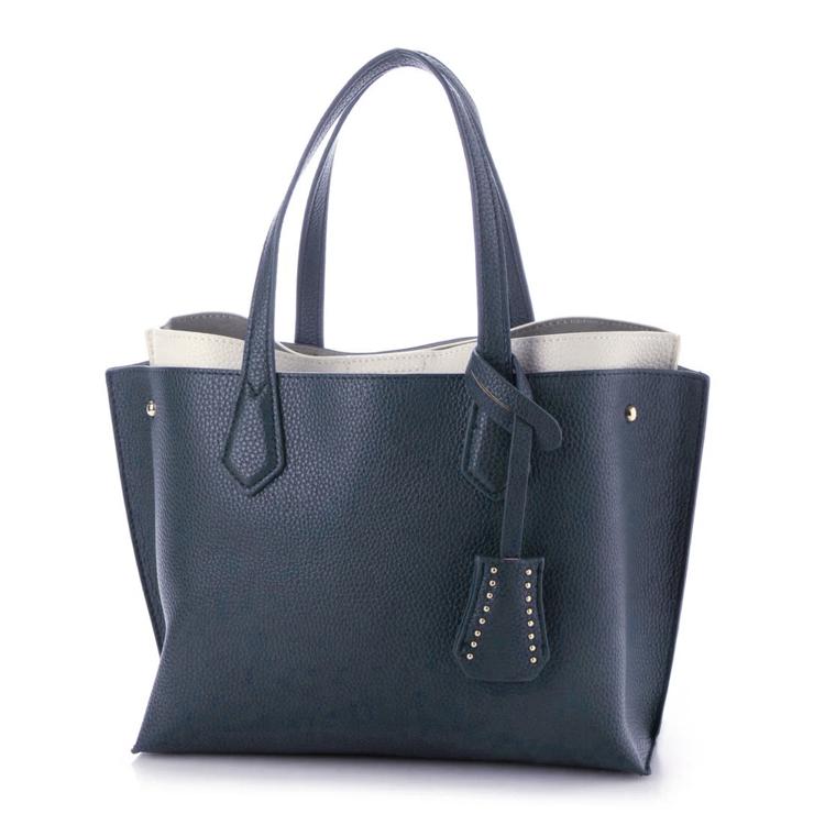 ネイビー/アイボリー