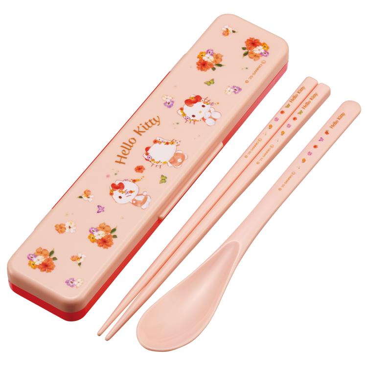 ハローキティパステル水彩花柄