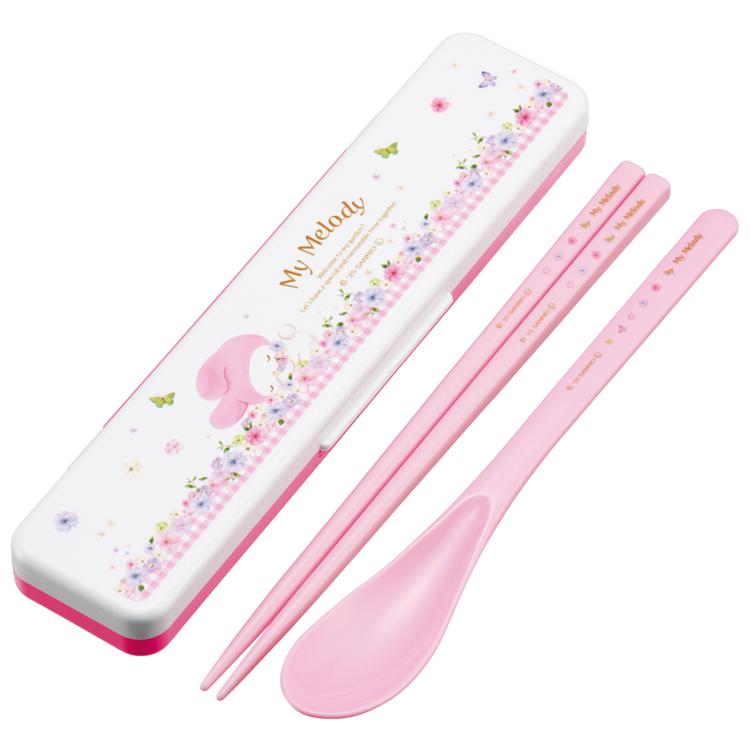 マイメロディパステル水彩花柄