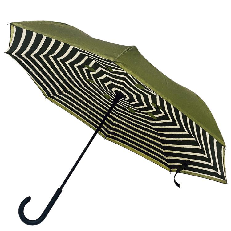 ストライプ×グリーン