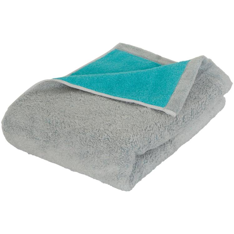 グレー/ターコイズ