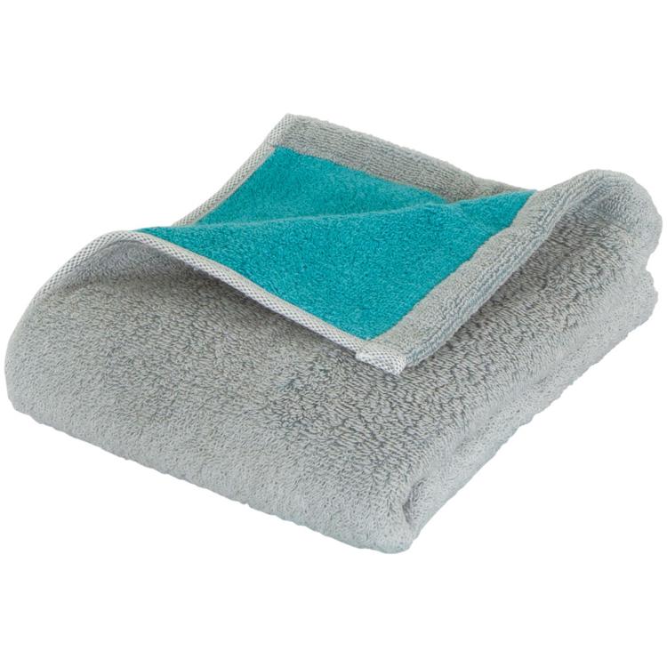 グレー/ターコイズ