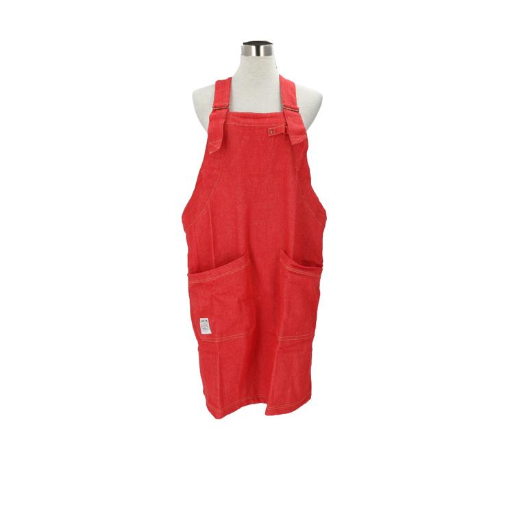 デニム風/レッド