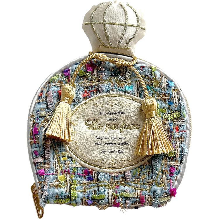 パルファンツイード/MIXブルー