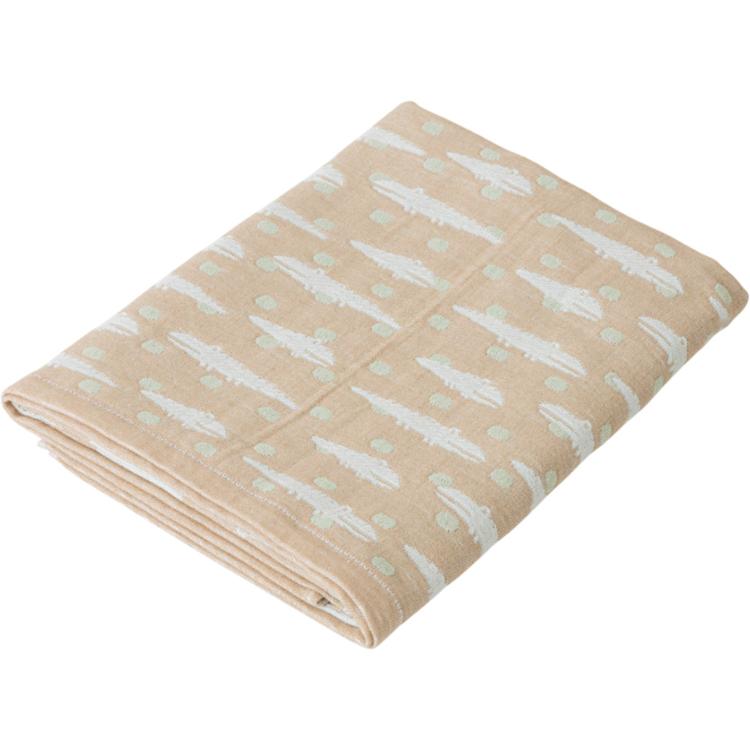 ベージュ・ワニ