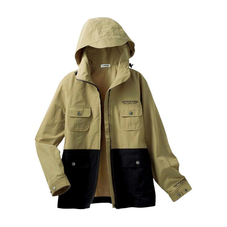 ベージュ×ブラック