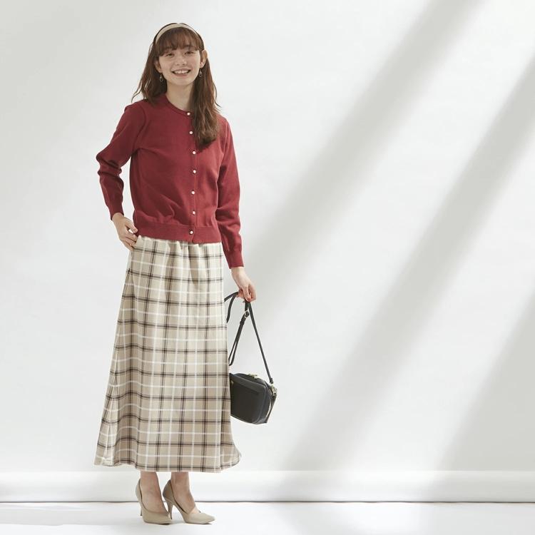 ベージュチェック