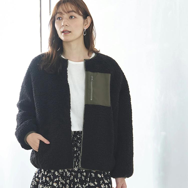 ブラック×カーキ