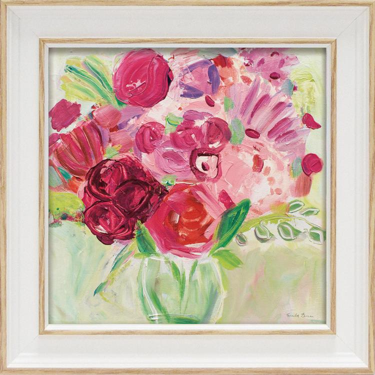 ピンクアンドレッドフローラル