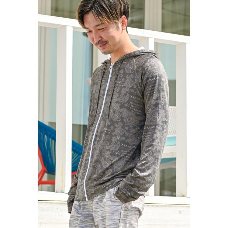 ペイズリー/チャコール