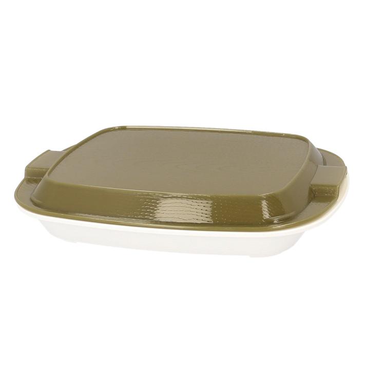 カーキ/ホワイト