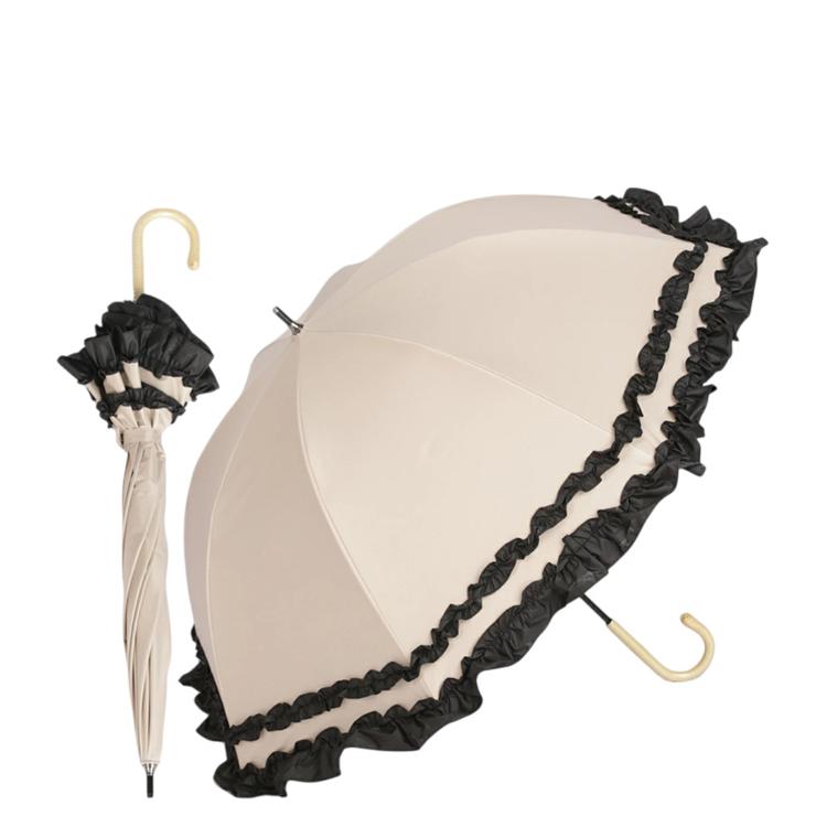 ベージュ×ブラック