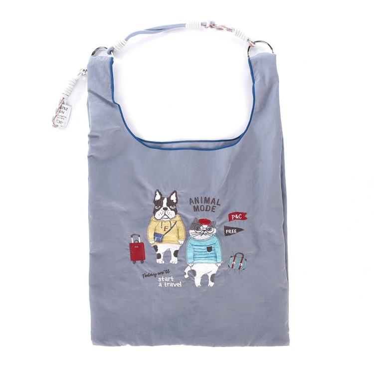 アニマルモード柄/グレー