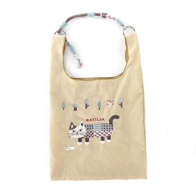 マチルダさん柄/ベージュ