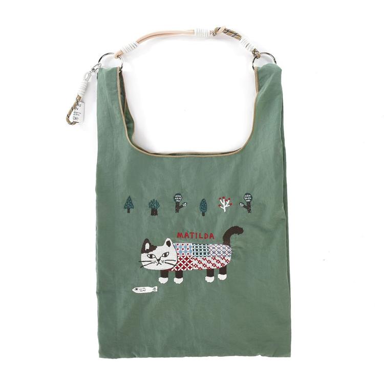 マチルダさん柄/グリーン