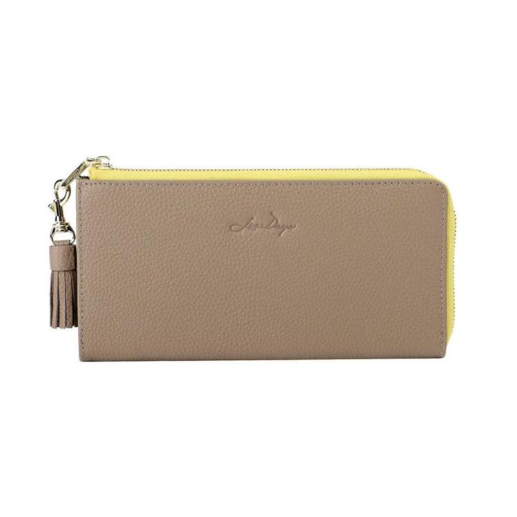 グレーベージュ/イエロー