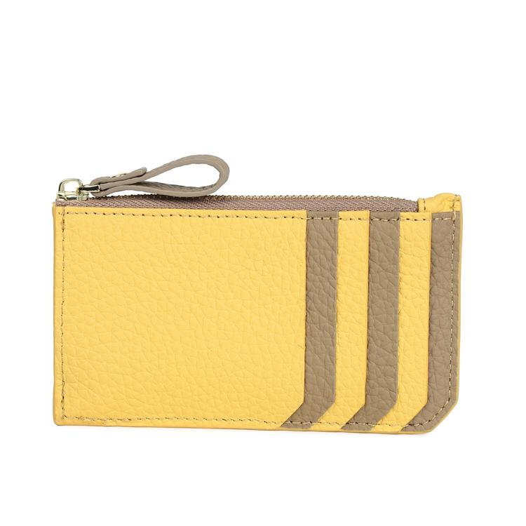 イエロー×グレージュ